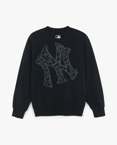  MLB - Unisex Basic Street Megalogo Crewneck Long Sleeve Sweatshirt 