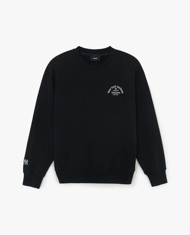  MLB - Unisex Basic Vintage Small Lettering Crewneck Sweatshirt 