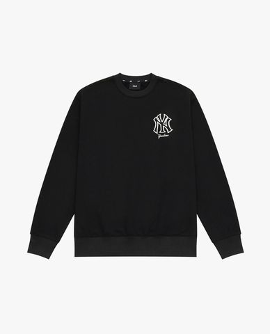  MLB - Unisex Crewneck Long-Sleeve Sweatshirt with Logo 