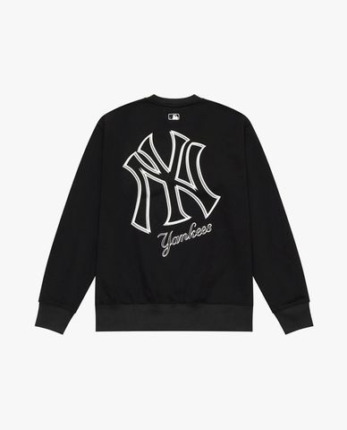  MLB - Unisex Crewneck Long-Sleeve Sweatshirt with Logo 