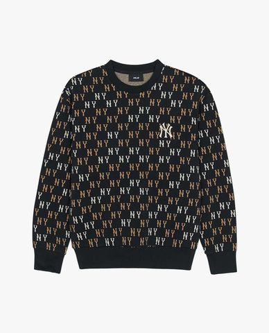  MLB – Unisex Crewneck Sweatshirt Classic Monogram Jacquard 