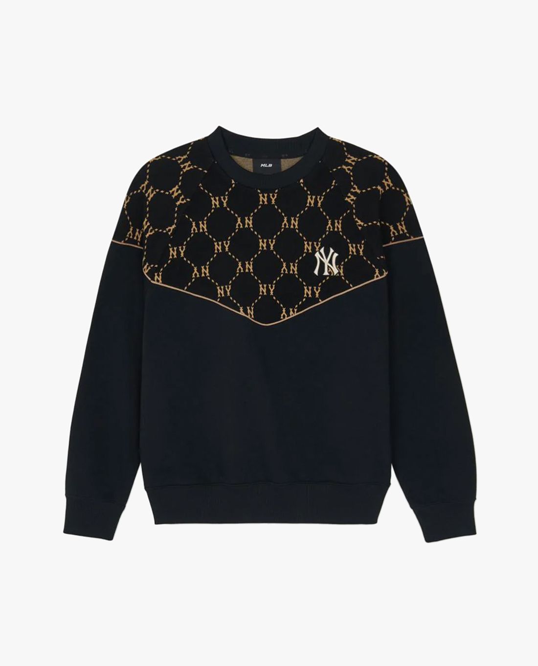 MLB - Jacquard Dia Monogram Unisex Long-Sleeve Crewneck Sweatshirt