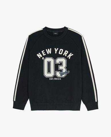  MLB - Unisex Varsity Sportive Long-Sleeve Crewneck Sweatshirt 