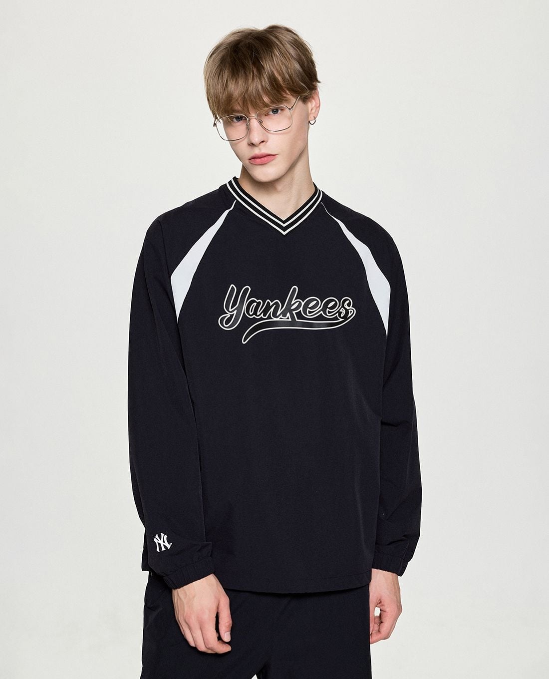 MLB - Unisex V Neck Long Sleeve Varsity Sportive Sweatshirt