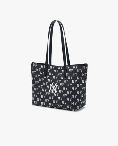  MLB - Unisex Classic Monogram Jacquard Tote Bag With Rectangle Shape 