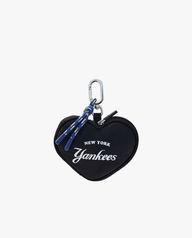  MLB - Unisex Heart Shape Mini Keychain With Zip Pouch 