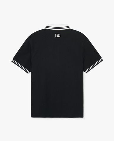  MLB - Unisex Short-Sleeve Polo Basic Color Comfortable Fit 