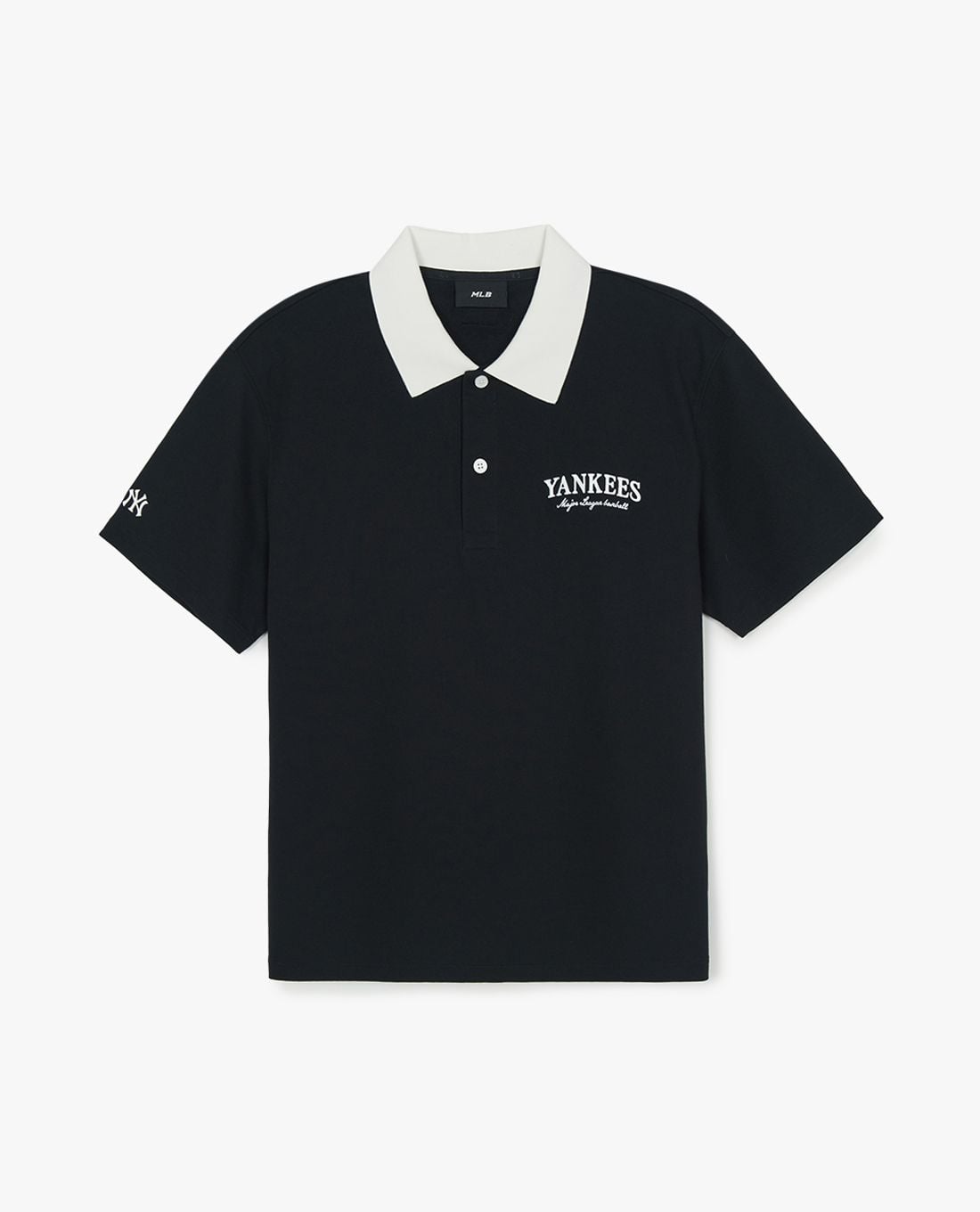 MLB - Unisex Basic Small Letter Polo Shirt