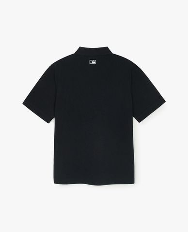  MLB - Unisex Basic Coopers Logo Overfit Short-Sleeve Polo Shirt 