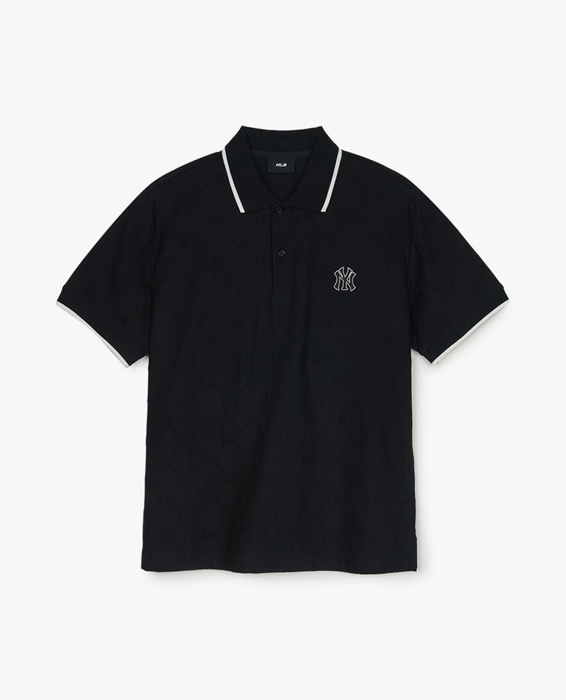 MLB - Unisex Dia Monogram Jacquard Color Short-Sleeve Polo Shirt