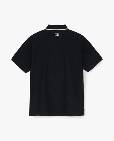  MLB - Unisex Dia Monogram Jacquard Color Short-Sleeve Polo Shirt 