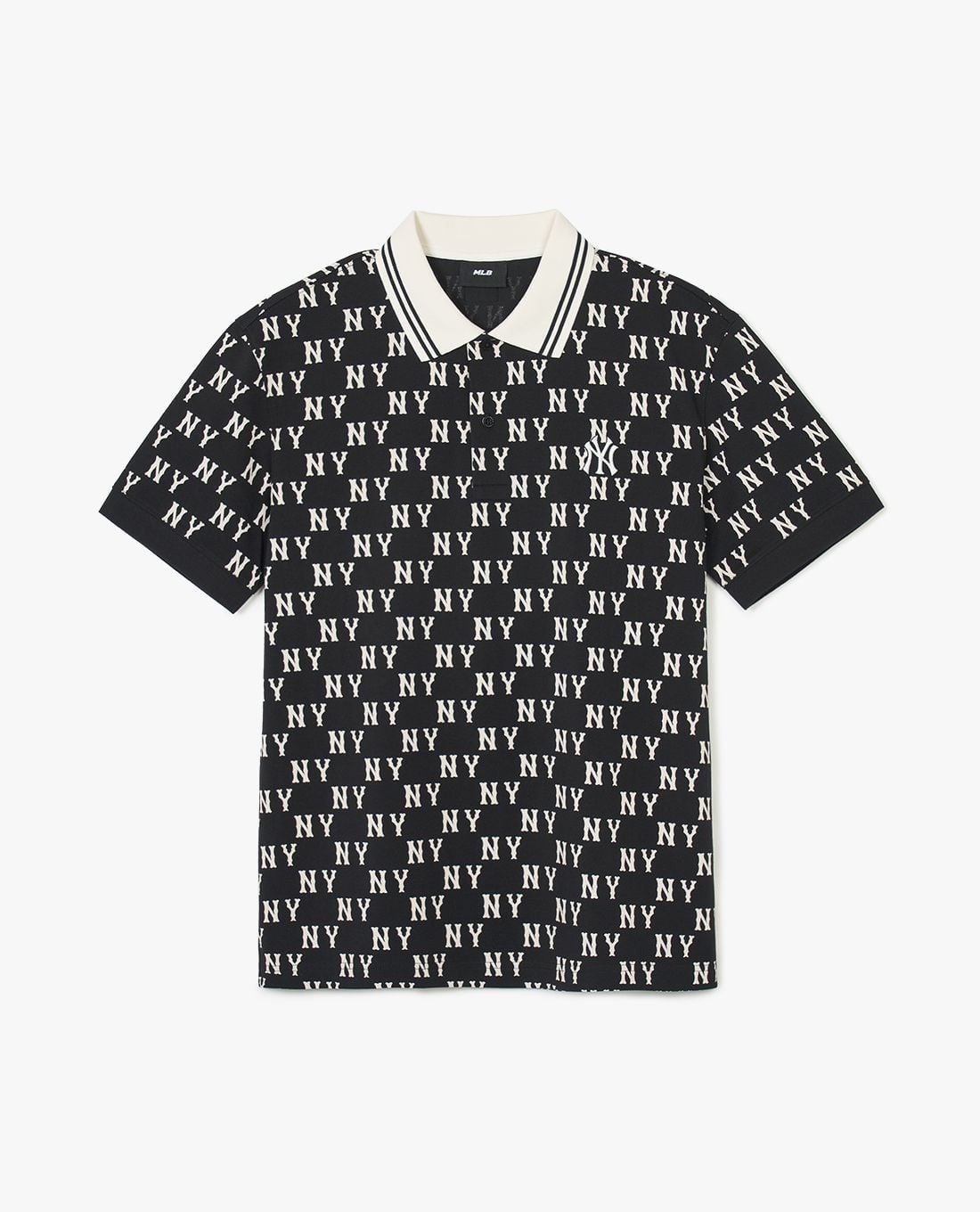 MLB - Unisex Short-Sleeve Polo Classic Monogram Plate Pattern Kara