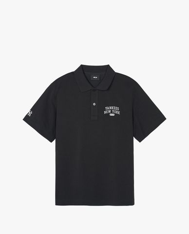  MLB - Unisex Varsity Over New York Yankees Short-Sleeve Polo Shirt 