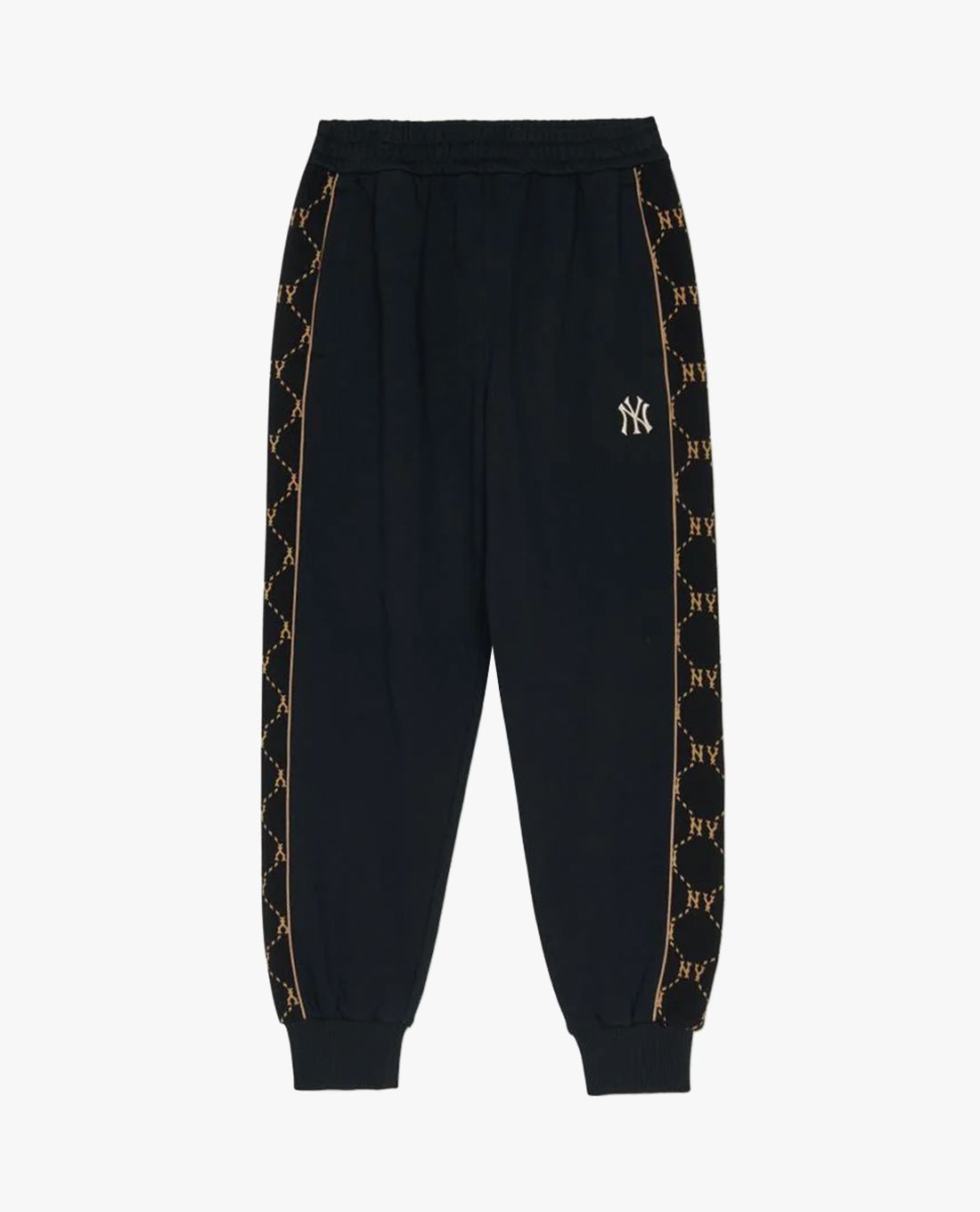 MLB – Quần jogger unisex lưng thun Jacquard Dia Monogram