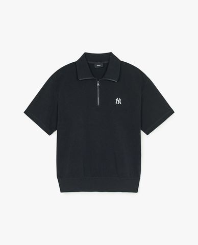 MLB - Unisex Basic Small Logo Short-Sleeve Polo Sweatshirt 