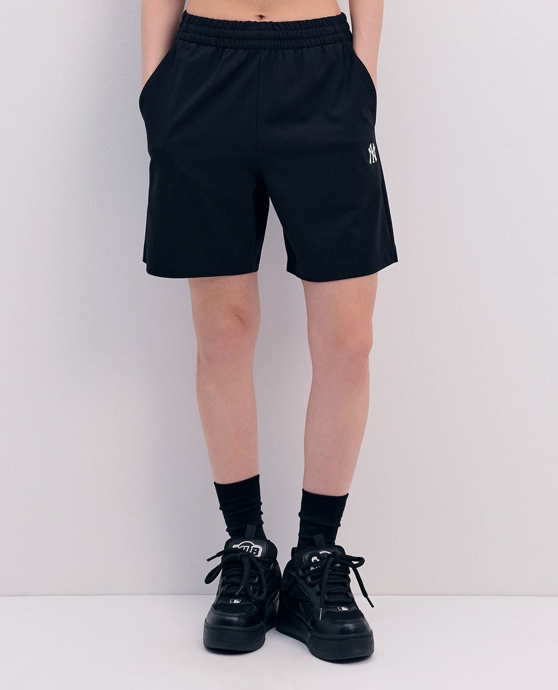 MLB - Unisex Wide-Leg Shorts Basic Cotton Touch 5 Part