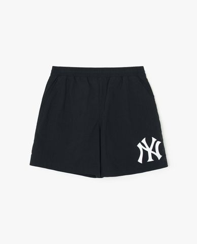  MLB - Women's Basic Mega Logo Elastic Waist Shorts 