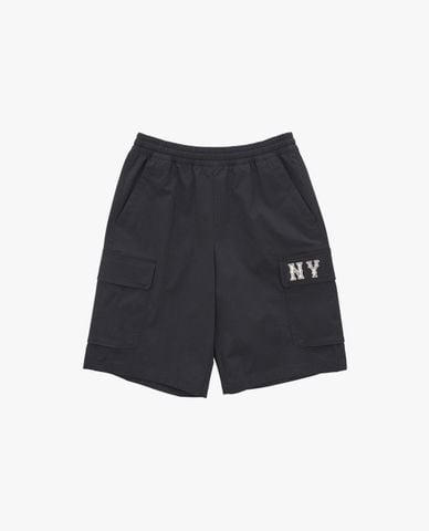  MLB - Unisex Wide Leg Shorts With Patch Pockets 