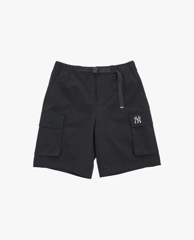  MLB - Men's Wide Leg Sweatshort With Elastic Waistband And Pockets 