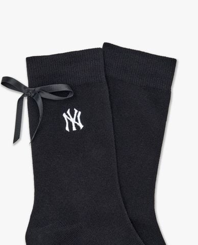  MLB - Women Embroidered Logo Ribbon Socks 