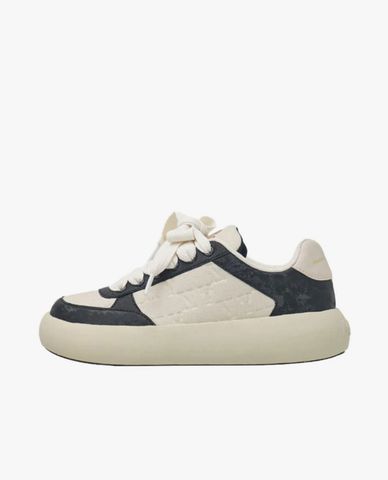  MLB - Unisex Low-Top Chunky Classic Base Monogram Sneakers 