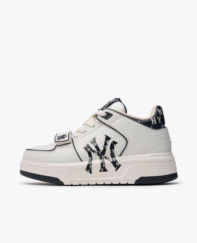  MLB - Unisex Low-top Sneakers Chunky Liner Mid Heel Classic Monogram 