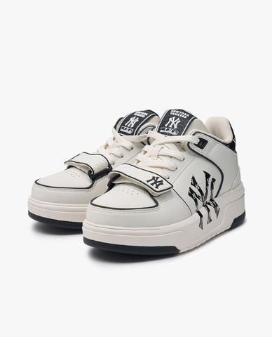  MLB - Unisex Low-top Sneakers Chunky Liner Mid Heel Classic Monogram 