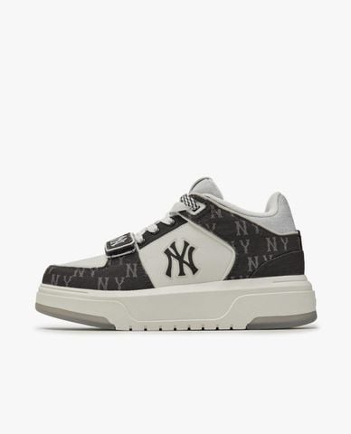  MLB - Unisex Chunky Liner Denim Monogram Low Top Sneakers 