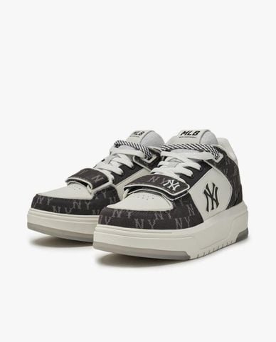  MLB - Unisex Chunky Liner Denim Monogram Low Top Sneakers 