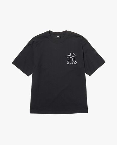  MLB – Unisex Short Sleeve Crew Neck T-Shirt Basic Mega Logo 