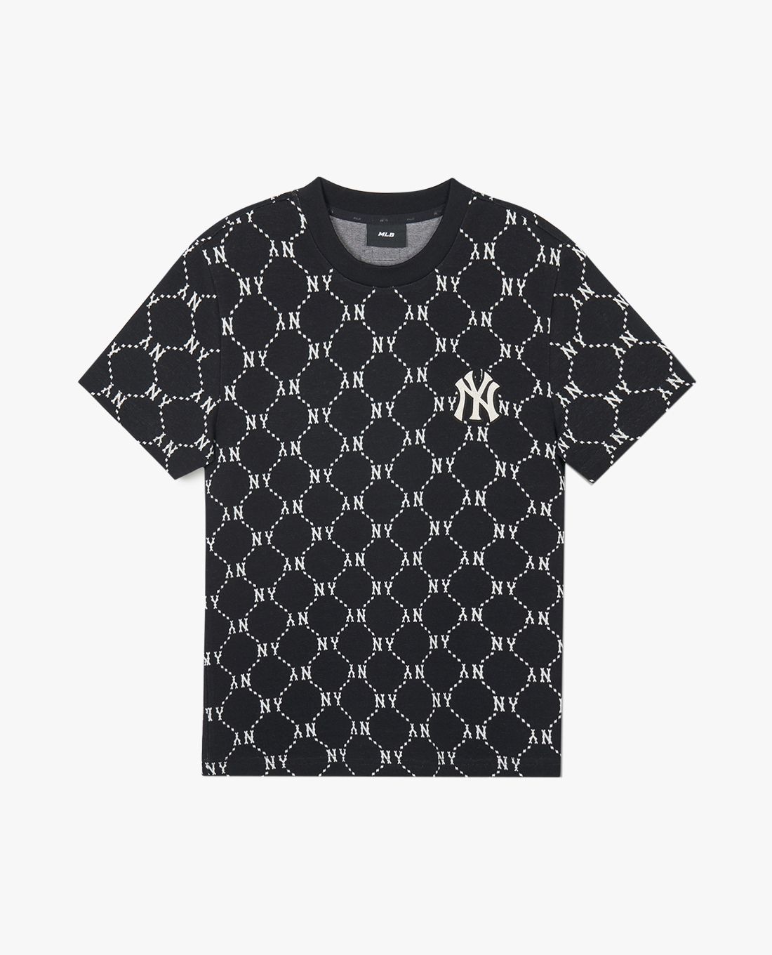 MLB - Unisex Round Neck Short Sleeve T-Shirt Diamond Monogram Jacquard