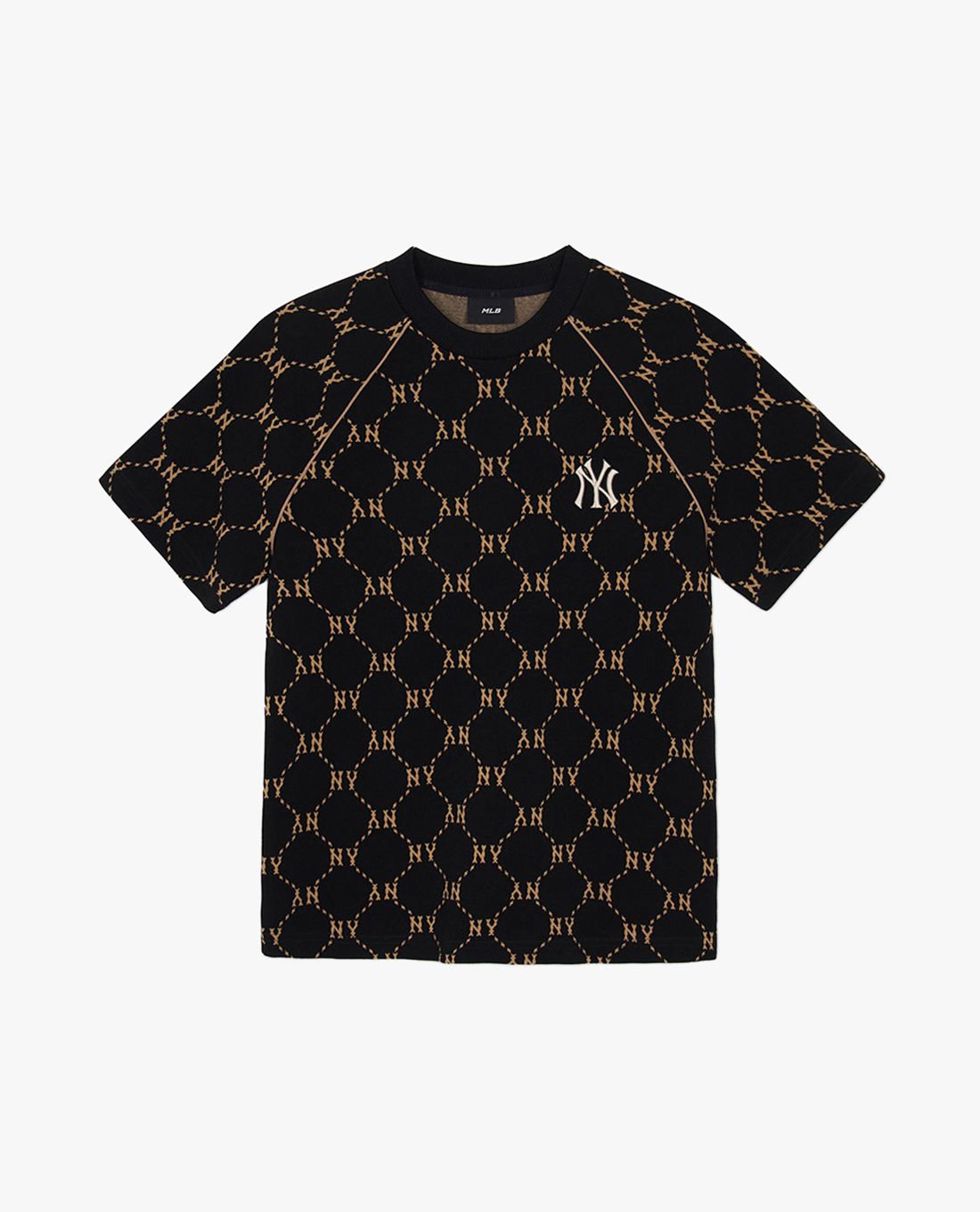MLB - Unisex Jacquard Dia Monogram Short-Sleeve Crewneck T-Shirt