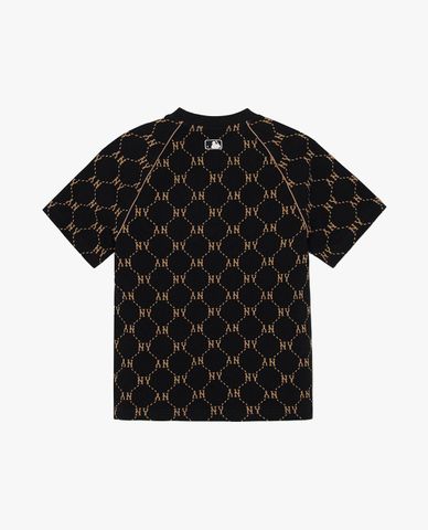  MLB - Unisex Jacquard Dia Monogram Short-Sleeve Crewneck T-Shirt 