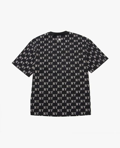 MLB - Unisex Monogram Print T Shirt 