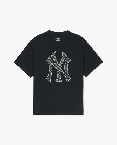  MLB - Unisex Classic Monogram Big Lux Round-Neck Short-Sleeve T-Shirt 