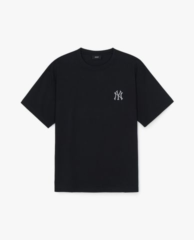  MLB - Unisex Vintage Denimlike Monogram Big Lux T Shirt 