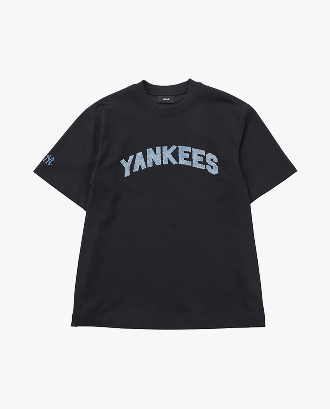 MLB - Unisex Denim-Like Lettering Monogram T-Shirt