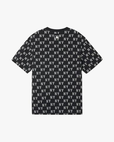  MLB - Unisex Short Sleeve Crew Neck T-Shirt Classic Monogram Jacquard 