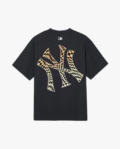  MLB - Unisex Short Sleeve Crew Neck T-Shirt Checkerboard Big Lux 