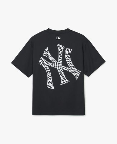  MLB - Unisex Short Sleeve Fashion Logo Printed Cotton T Shirt 