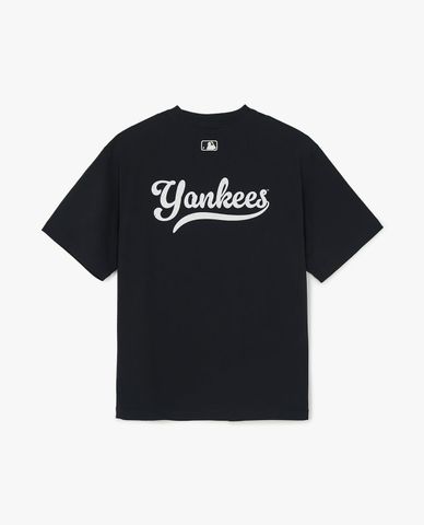  MLB - Unisex Sportive Cursive Back Lettering T Shirt 