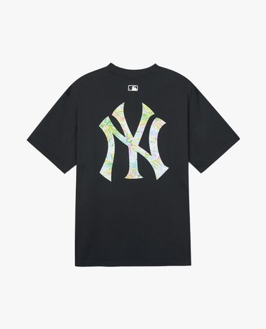  MLB - Unisex Short Sleeve Crew Neck Summer Graphics Big Logo T-Shirt 