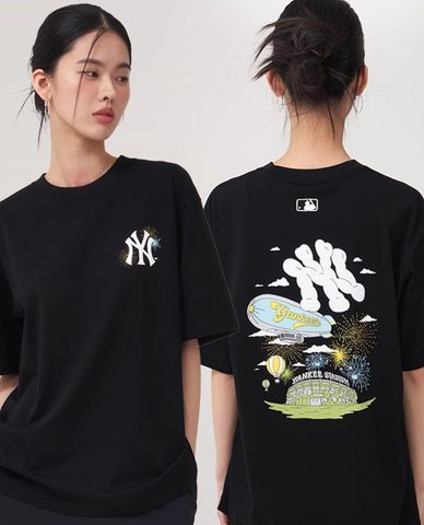  MLB - Unisex Short Sleeve Crew Neck T-shirt Summer Graphics 