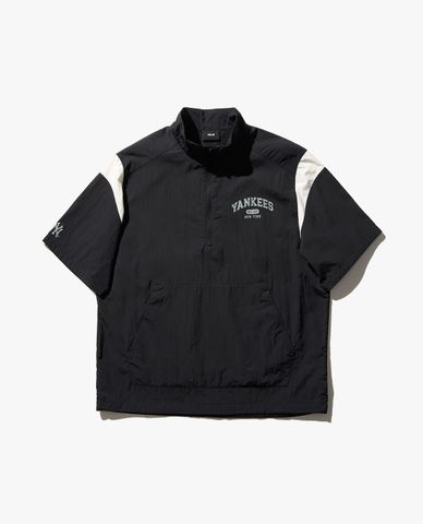  MLB - Unisex Short-Sleeve Sporty Jacket Varsity Shoulder Color 