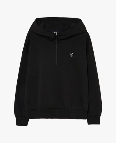  MLB - Women's Basic Athleisure Small Logo Zip Hoodie 