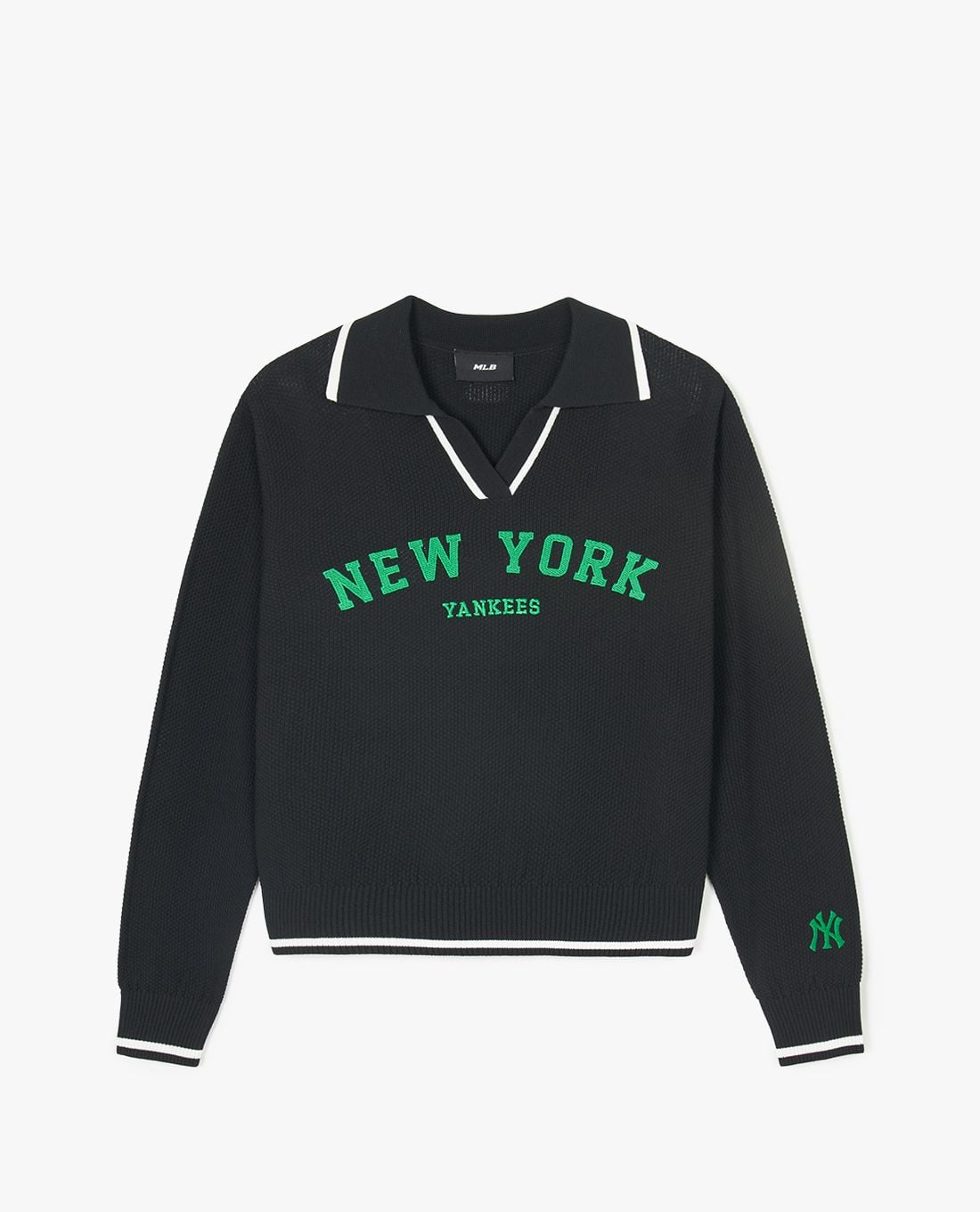 MLB - Women’s Long-Sleeve Sweater Varsity Slit Collar
