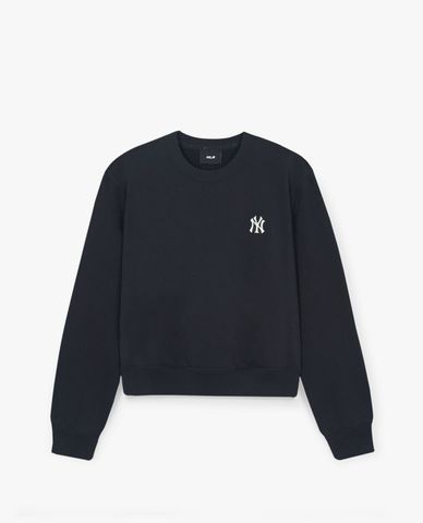  MLB - Women's Croptop Crewneck Sweatshirt Basic Small Logo 