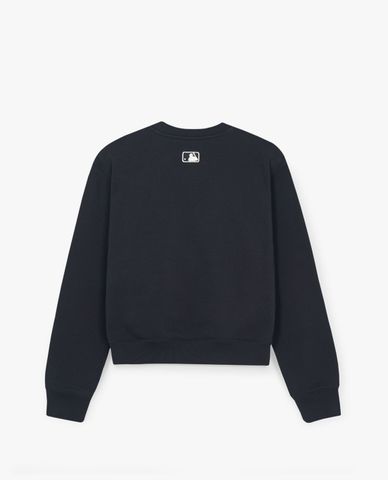  MLB - Women's Croptop Crewneck Sweatshirt Basic Small Logo 