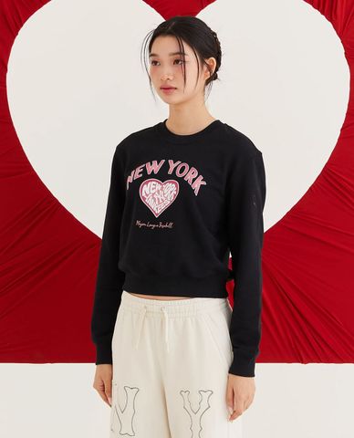  MLB – Women's Crew Neck Long-Sleeve Sweatshirt Heart 