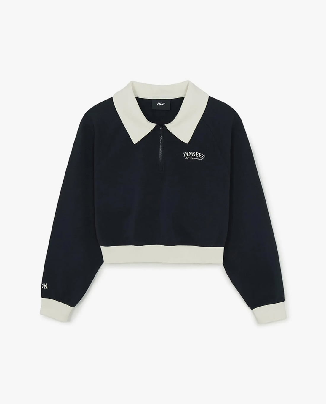 MLB - Women Varsity Sportive Collar Long Sleeve Sweatshirt